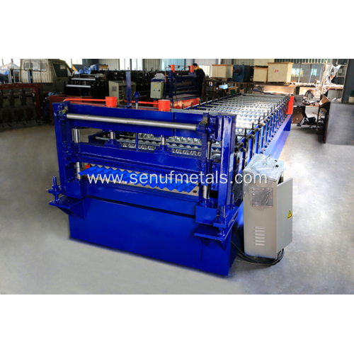 corrugated tile forming machine